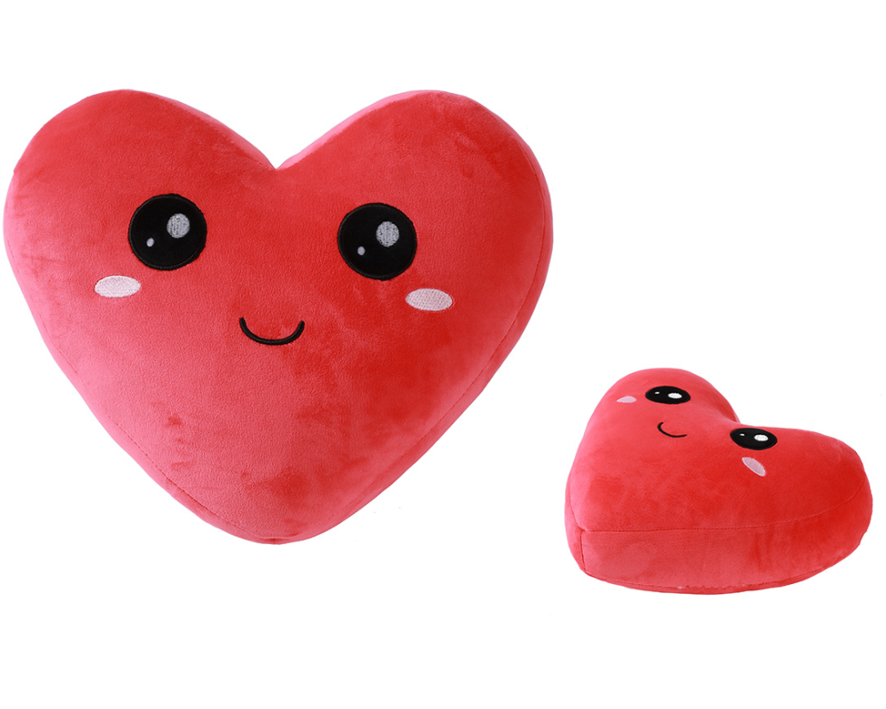 I-TOTAL Kissen Herz XL2208I rot 33x28cm