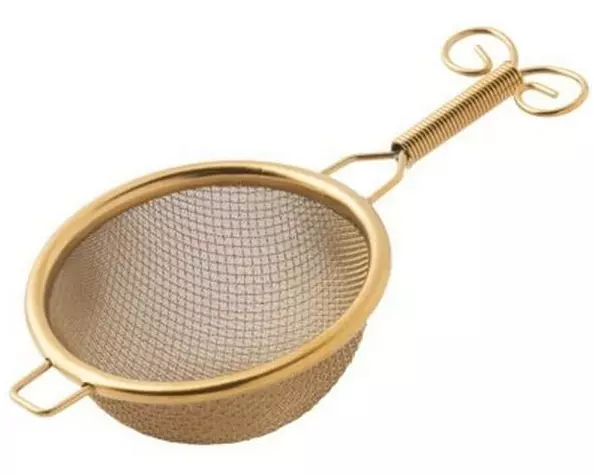 Paderno Teesieb Ø 6 cm Gold