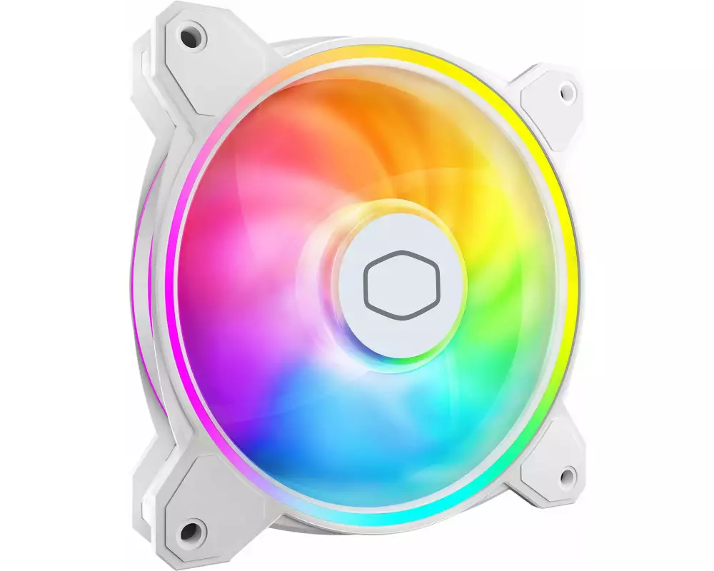 Cooler Master PC-Lüfter MF120 HALO² White Editon