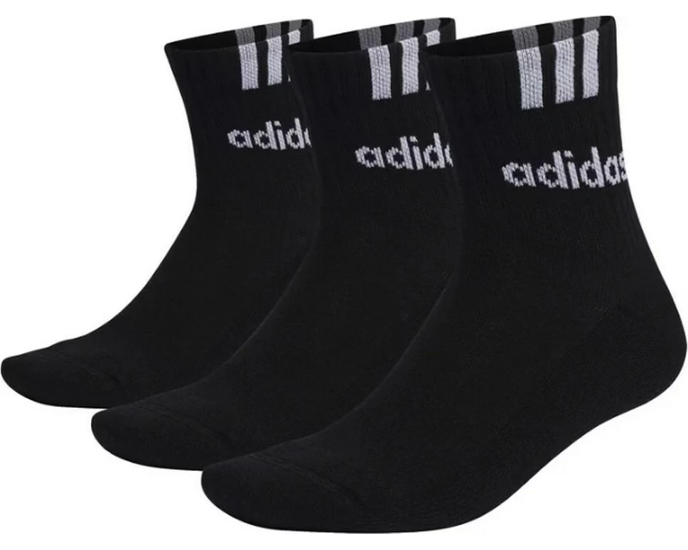 adidas Socken 3 Streifen Linear 37-39, black