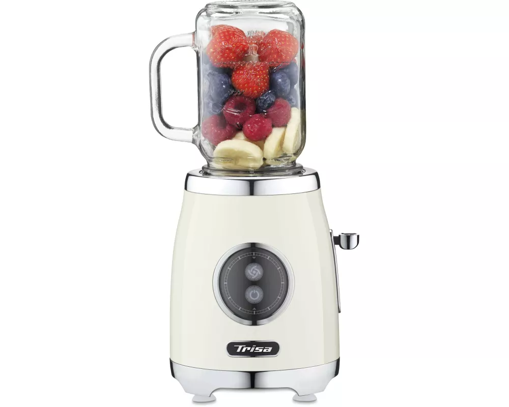 Trisa Standmixer Mix 'n' Joy Weiss-Gelb