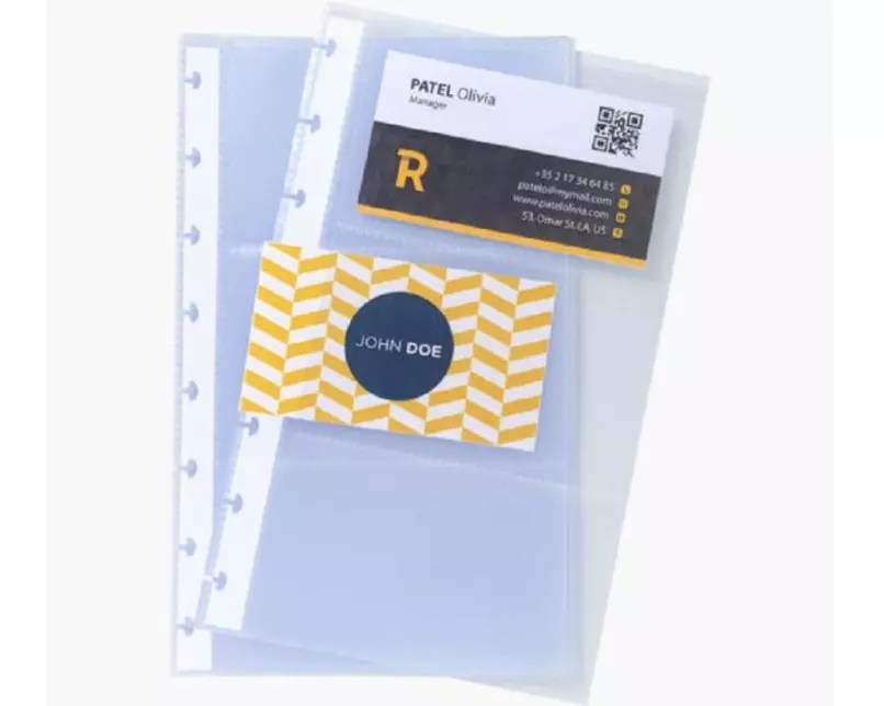 Exacompta Visitenkartenbuch Einlage A5