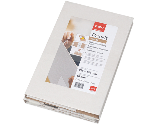 ELCO Versandtasche 225x165x58mm 845662114 109g, weiss, Kleber 2 Stück