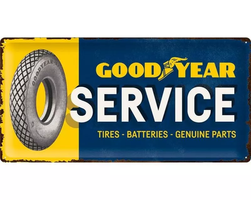 Nostalgic Art Schild Goodyear Service 25 x 50 cm, Metall