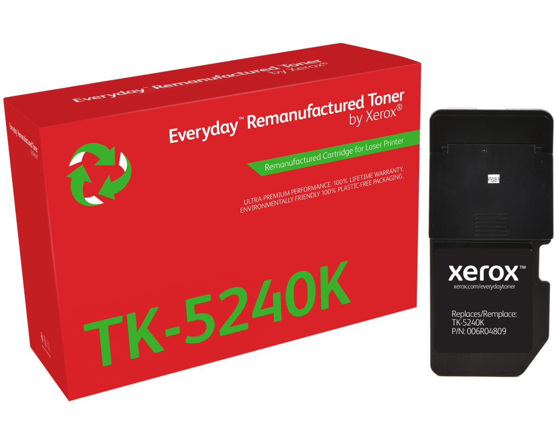Everyday™ Schwarz wiederaufbereiteter Toner von Xerox, kompatibel mit Kyocera TK-5240K, Standardkapazität