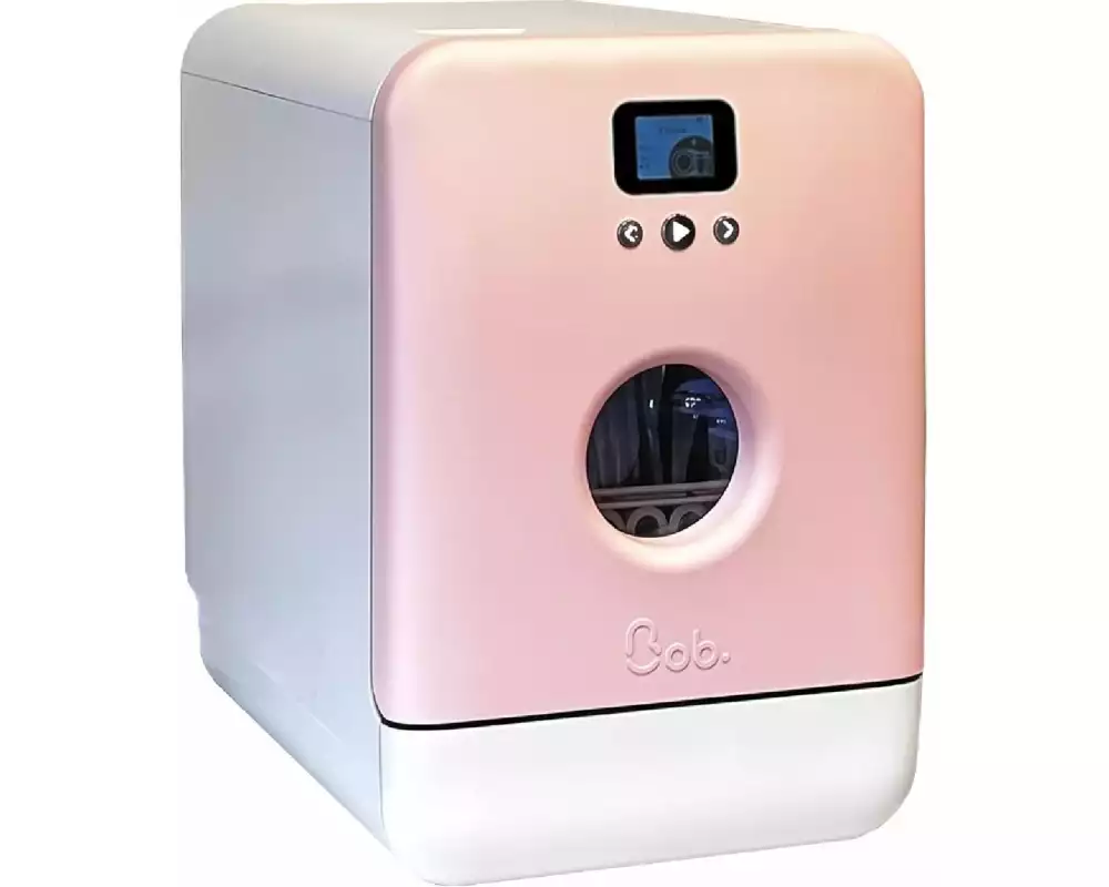 Daan Tech Daan Tech Bob Mini-Geschirrspüler – Matt Rosa - Weiss