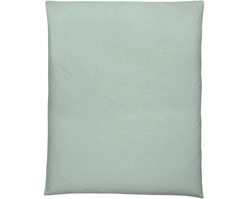 Home Fashion Duvetbezug Halbleinen uni jade 160 x 210 cm