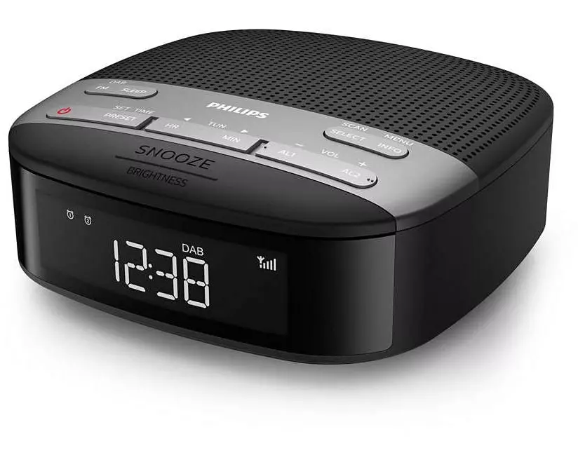 Philips Radiowecker TAR3505/12 Schwarz