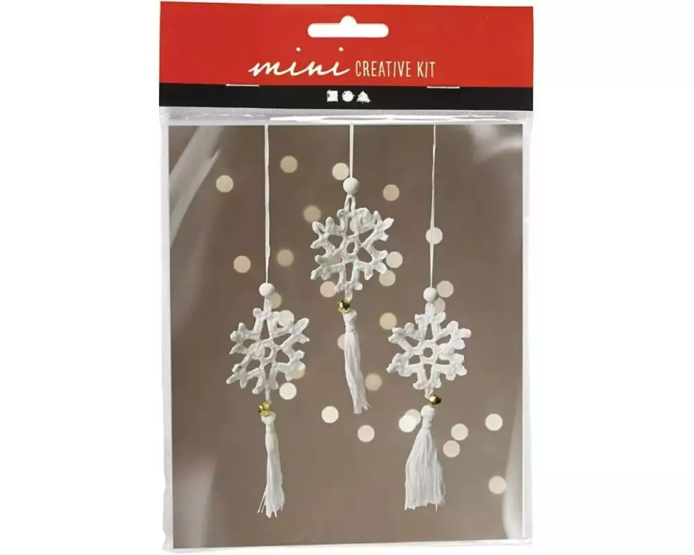 Creativ Company Bastelset Häkeln Schneeflocke