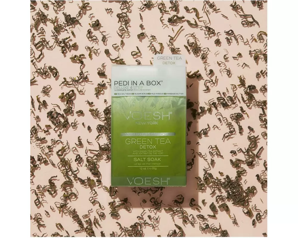 voesh new york Pedi in a Box Deluxe 4 Step Green Tea 4 Stück