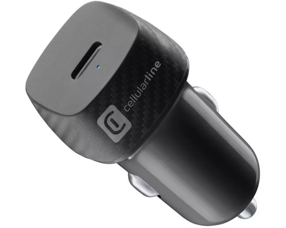 Cellular Line Car Power USB-C, 20W, Schwarz