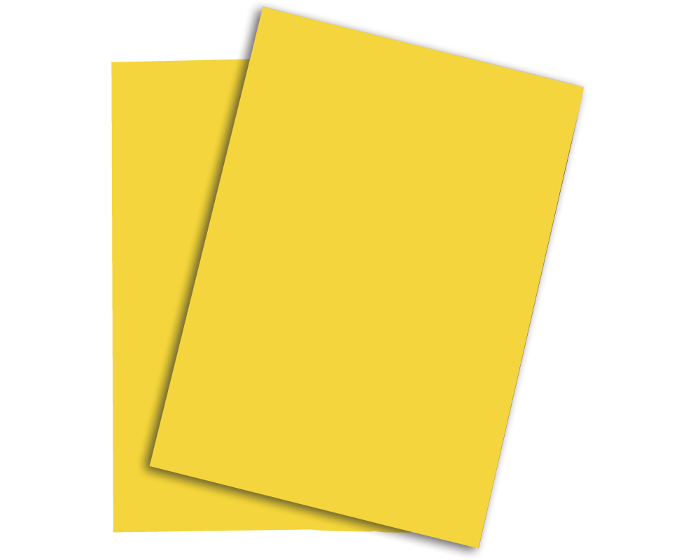 PAPYRUS Rainbow Papier FSC A3 88042396 intensivgelb, 160g 250 Blatt