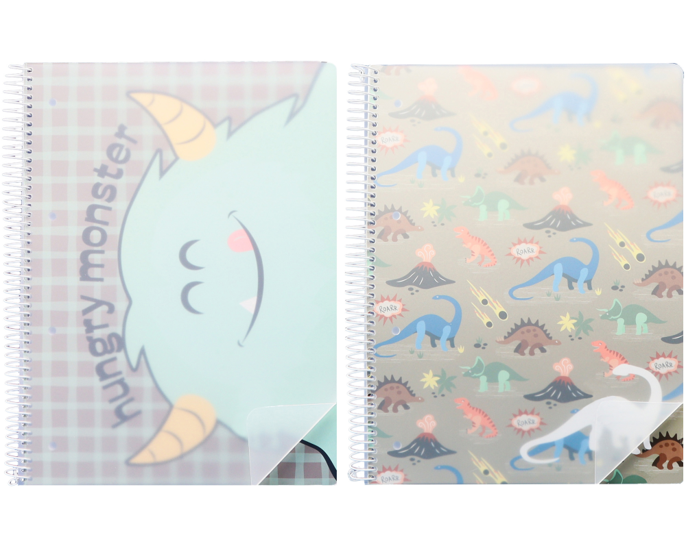 ANCOR Spiralbuch PP Cover A4 122893 B'Log PlayMe, liniert 80BL