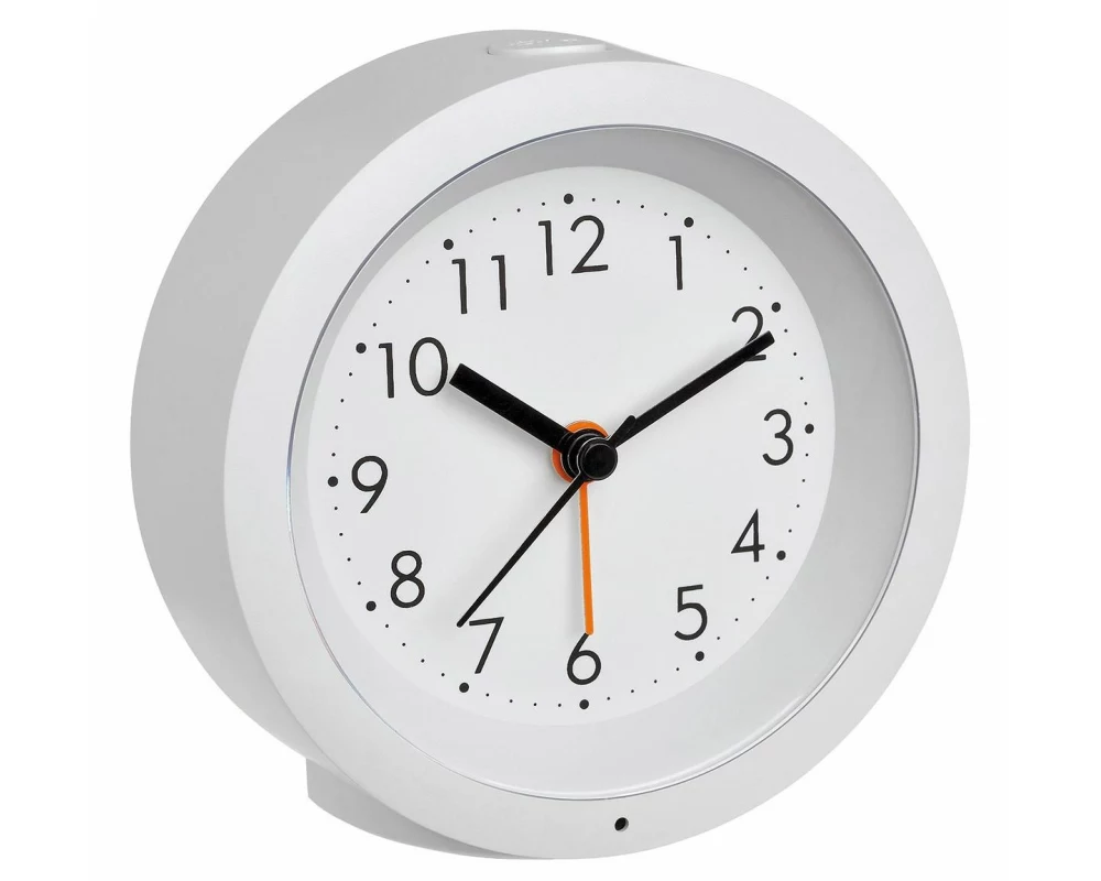 TFA Dostmann Klassischer Wecker Weiss