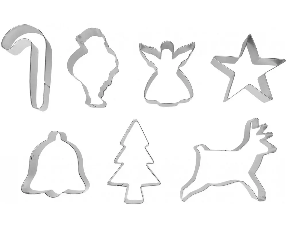 Ibili Guetzli-Ausstecher X-Mas 7-teilig