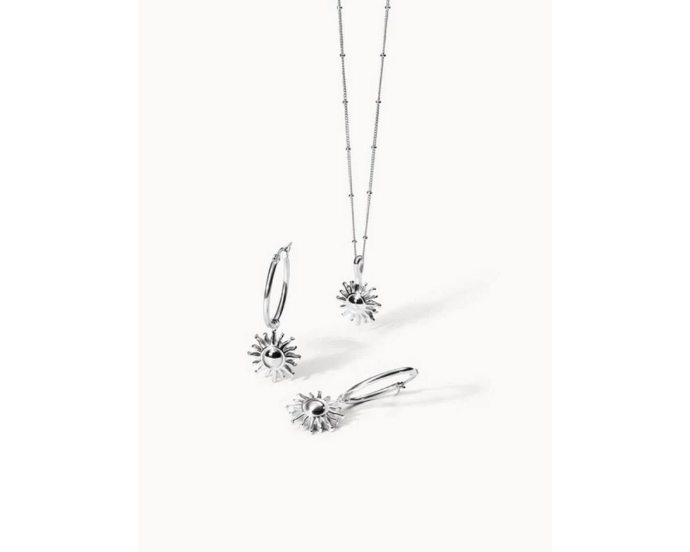 Purelei Inner Sun Ketten-Set Edelstahl, Silber