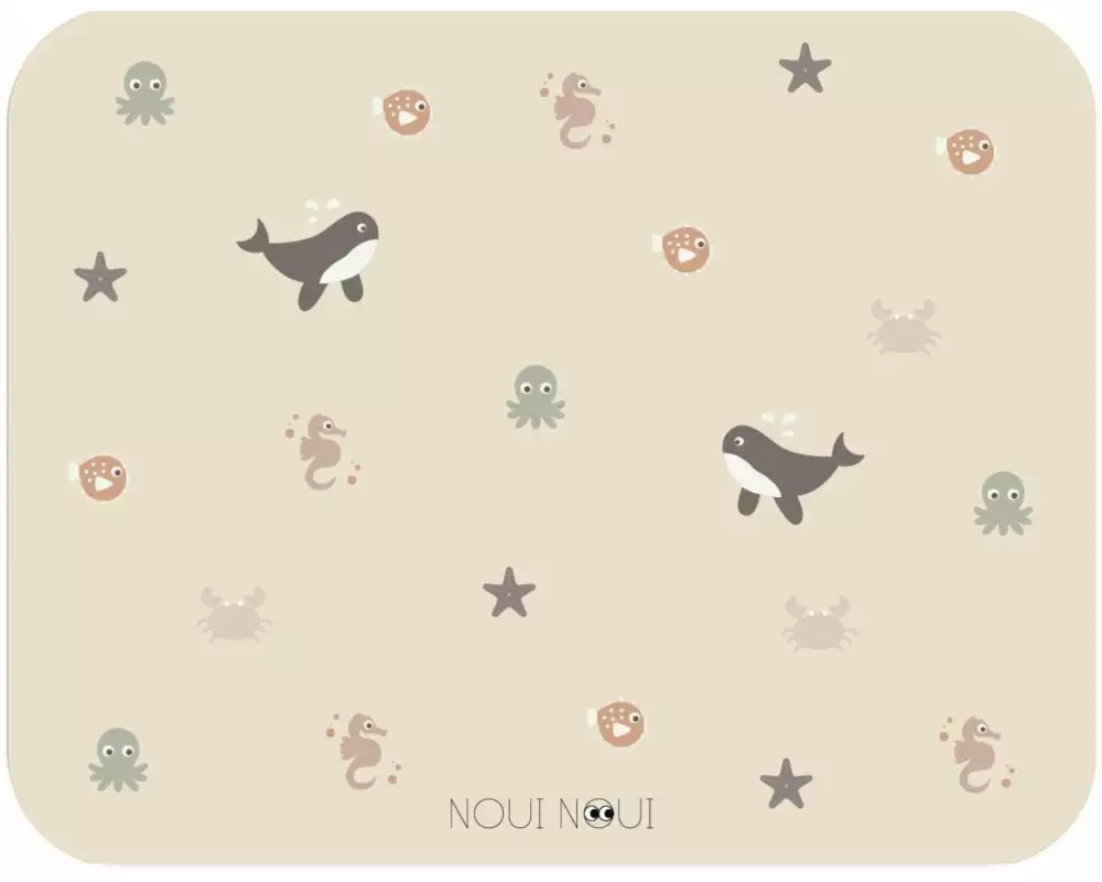 Noui Noui Kindertischset Wild Ocean Nude 43 x 34 cm