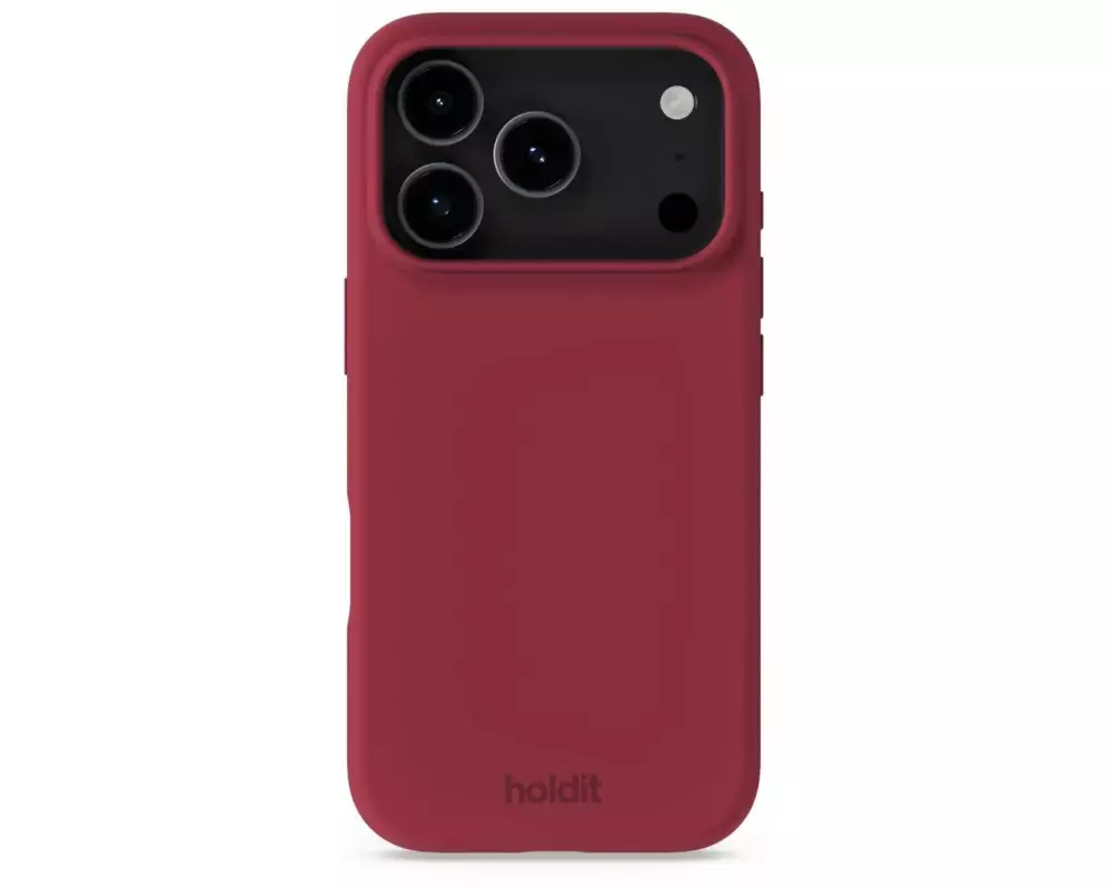Holdit Back Cover Silicone iPhone 17 Pro Rot