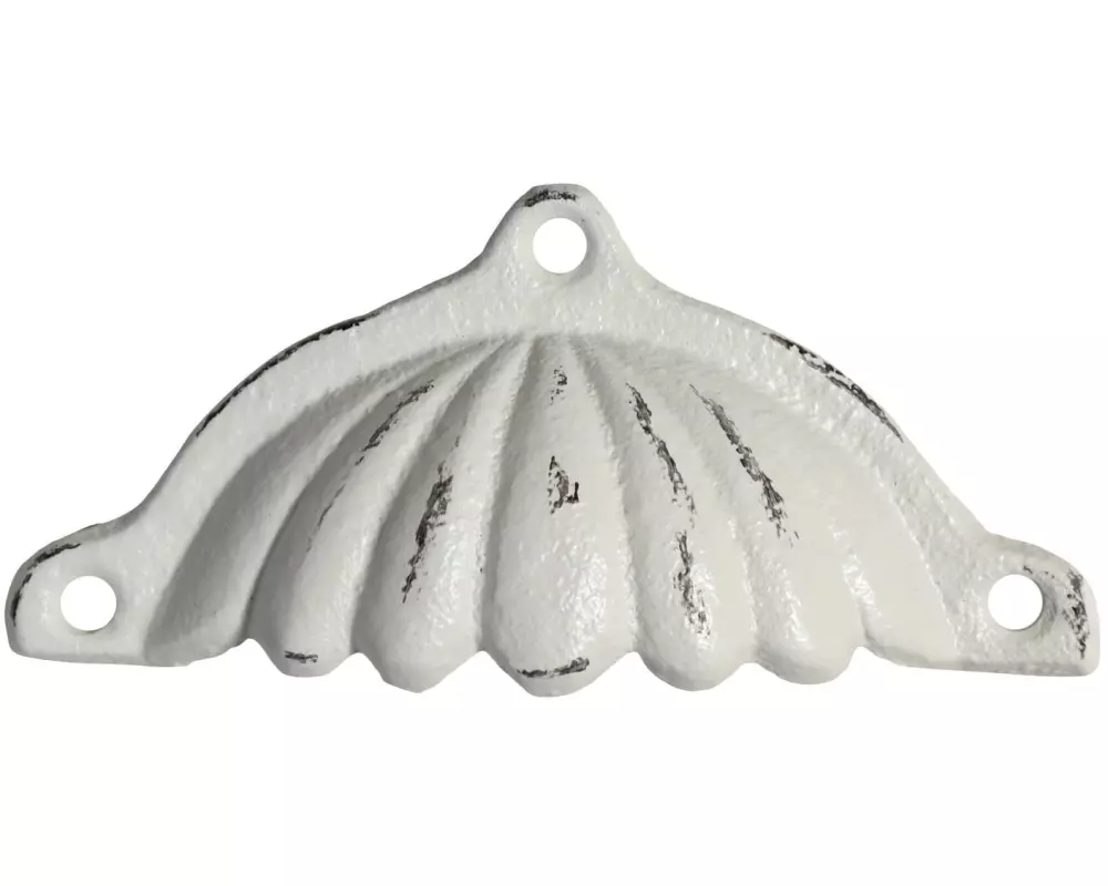 Chic Antique Möbelgriff mit Rillen 5 x 12 cm, antik Crème