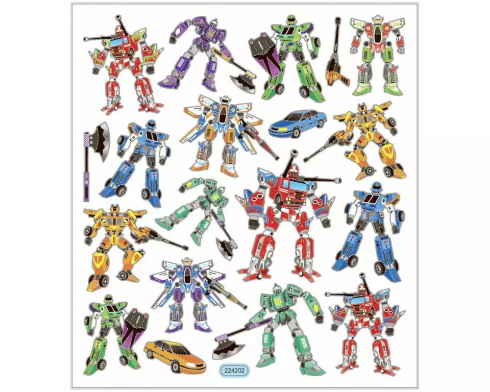 Creativ Company Motivsticker Transformers, 1 Blatt