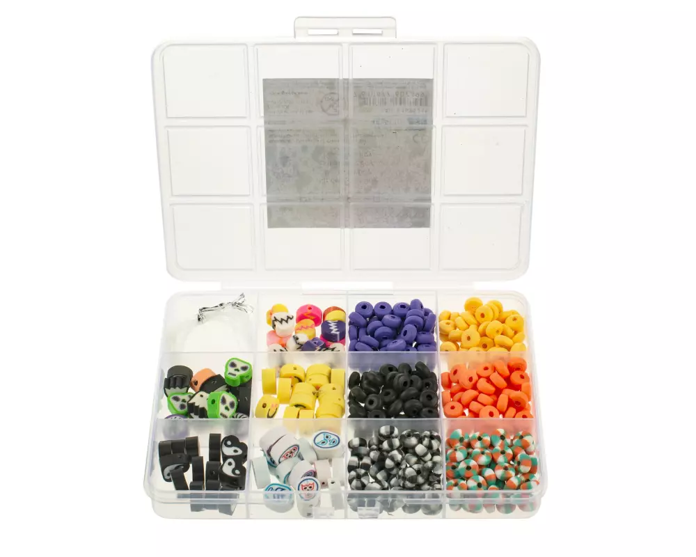 Glorex Perlen-Set Boy 240 Stück, Mehrfarbig