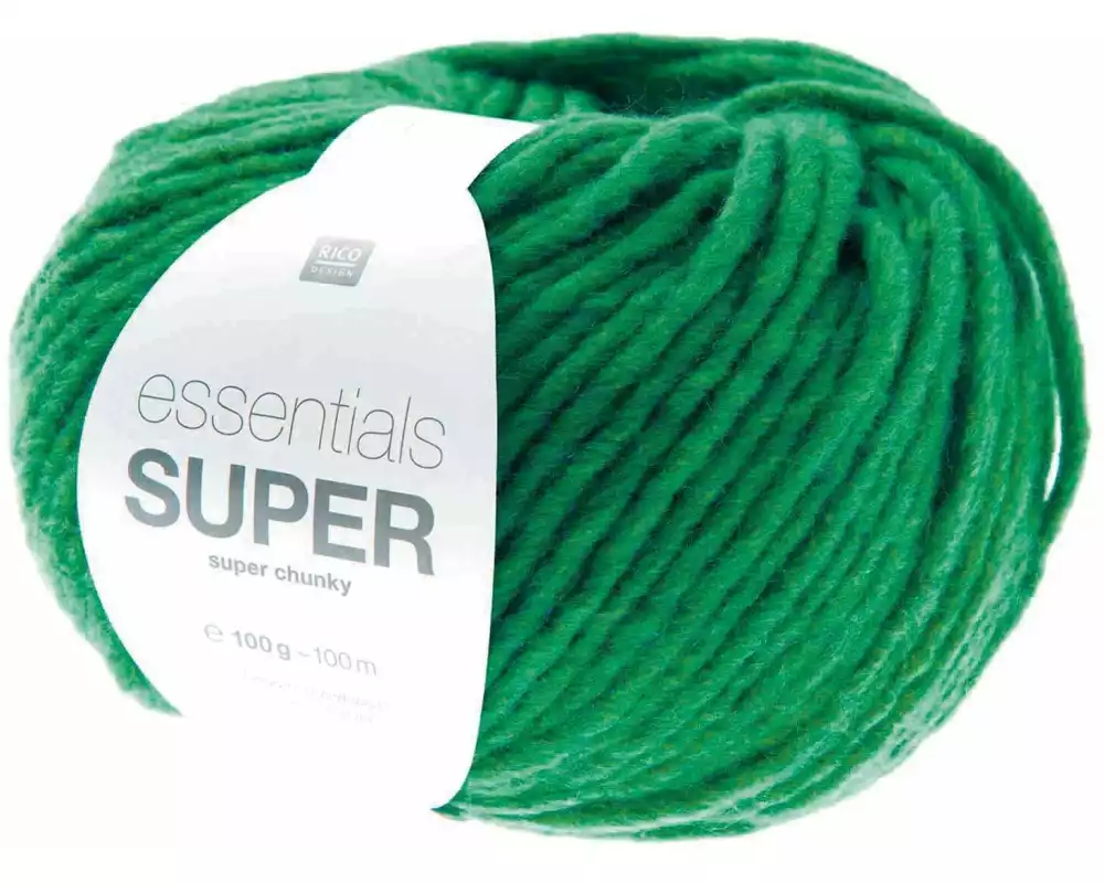 Rico Design Wolle Essentials Super Super Chunky 100 g, Smaragd