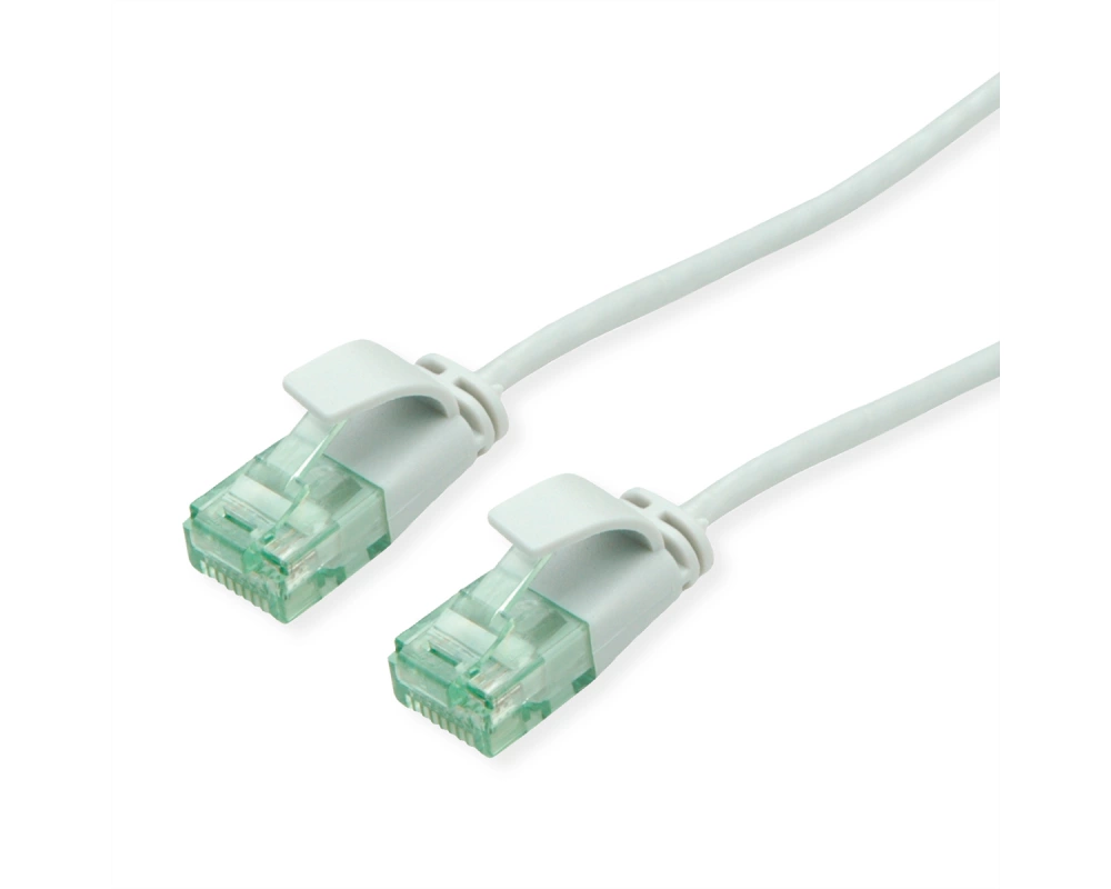 ROLINE RM UTP DataCenter Patchkabel Cat.6A (Class EA), slim, grau, 0,5 m