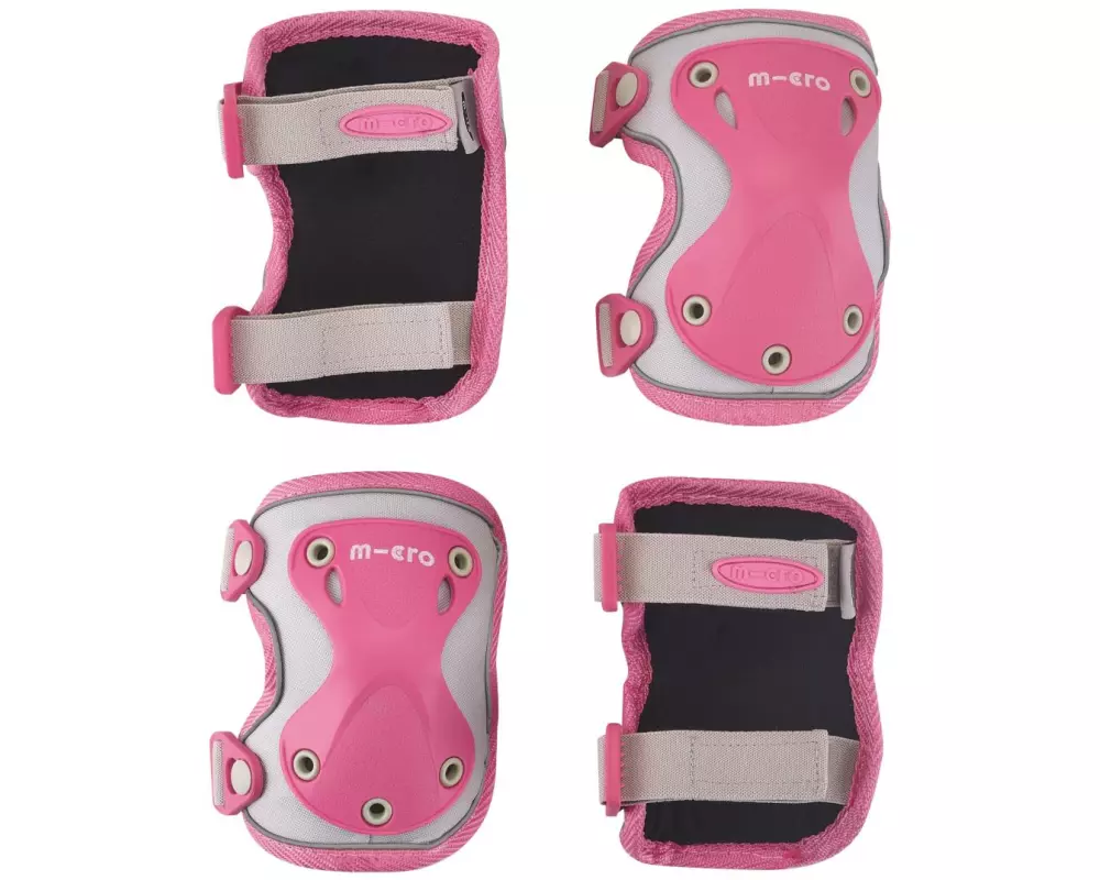 Micro Mobility Micro Knie-/ Ellbogenschoner reflektiv Pink M