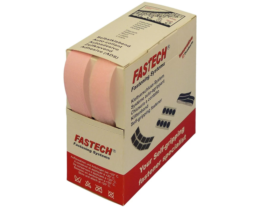 FASTECH Klettband-Box Pink