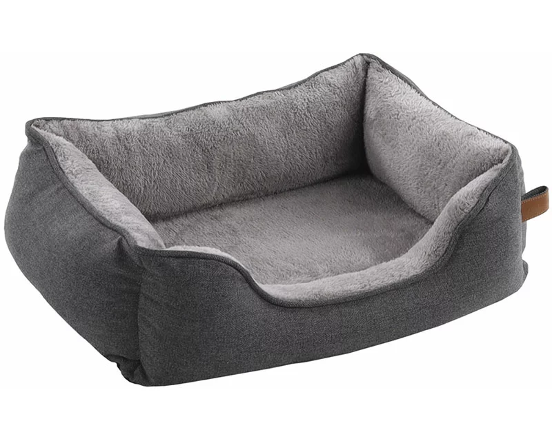 Flamingo Korb Carlota grau L