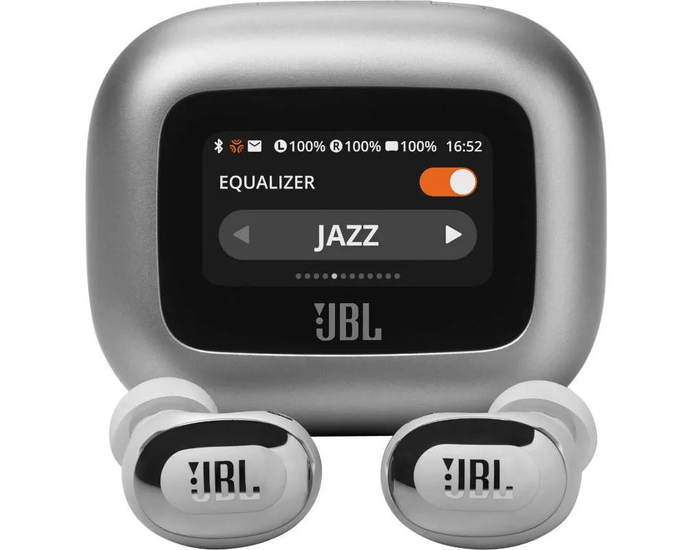 JBL Wireless In-Ear-Kopfhörer Live Buds 3 Silber