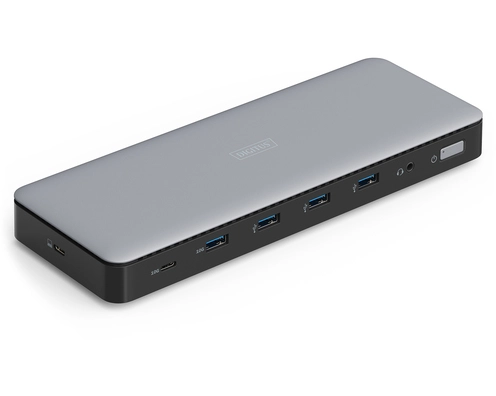 Digitus USB 3.2 (Gen 2) Type C Docking Station for Notebook, Monitor, Tablet, Smartphone, TV