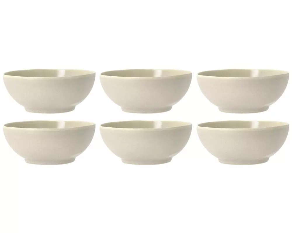Villa Collection Schale Shoku 15 cm, 6 Stück, Beige