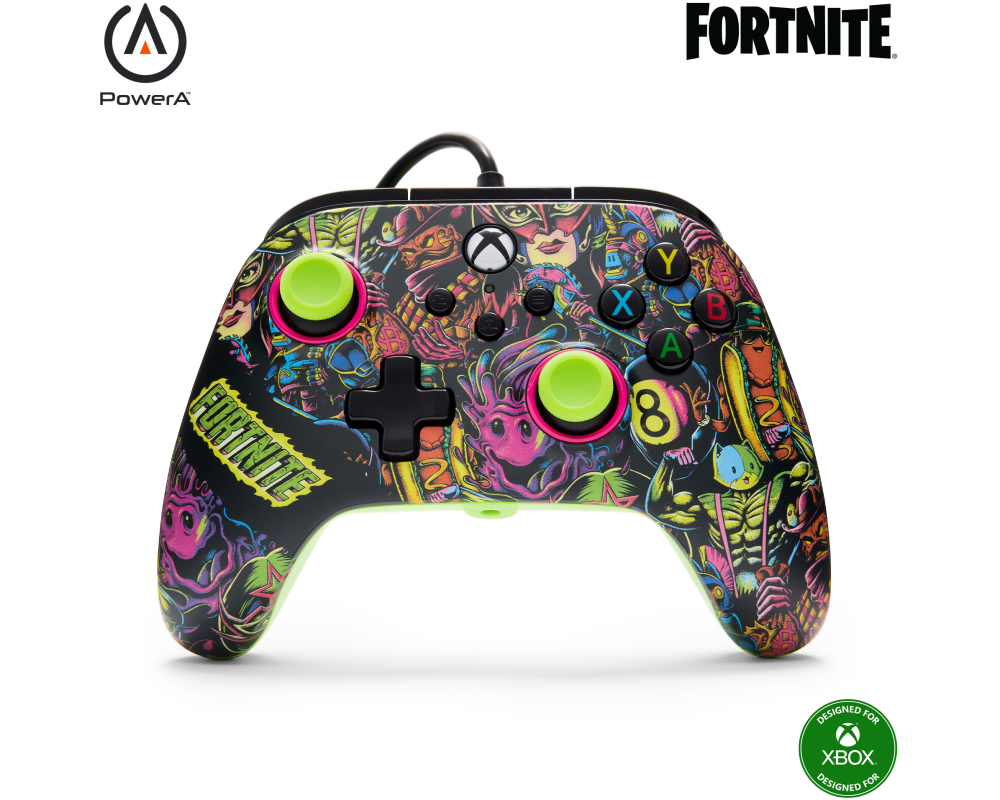 POWER A Advantage Plus Wired Ctrl. XBGP0438-01 Xbox Series XS,Fortnite Glow