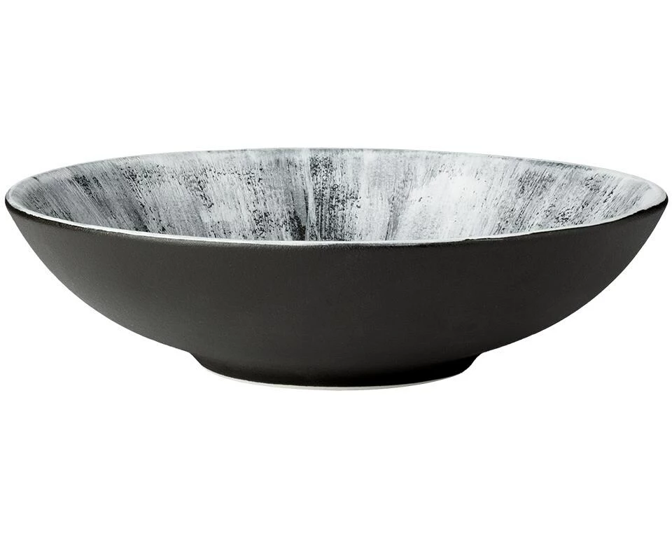 Lunasol Schale Gaya Atelier Space Komet Ø 21.5 cm, Schwarz/Grau