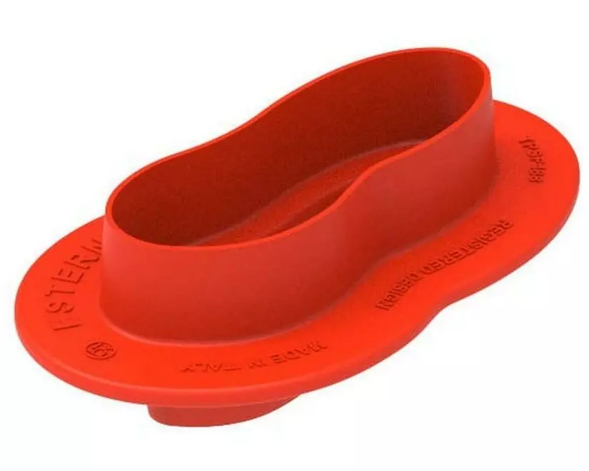 Silikomart Silikomart – Erdnuss 30 Silikon mit Ausstecher Grau Rot