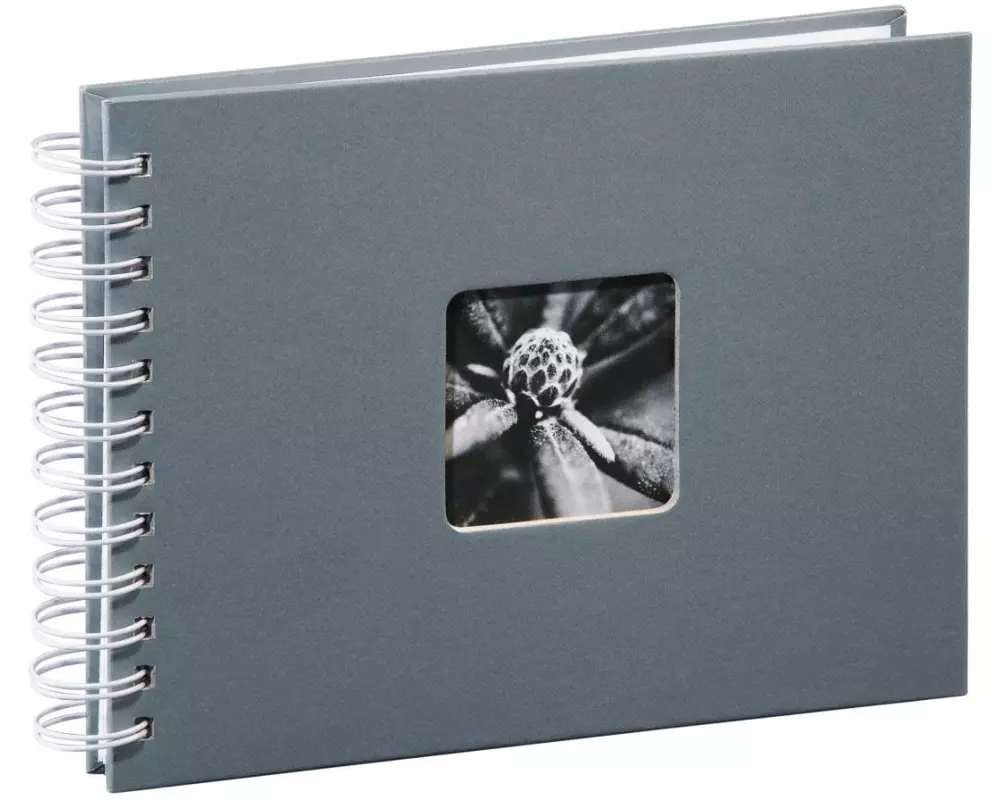 Hama Fotoalbum Fine Art 24 x 17 cm Grau, 50 weisse Seiten