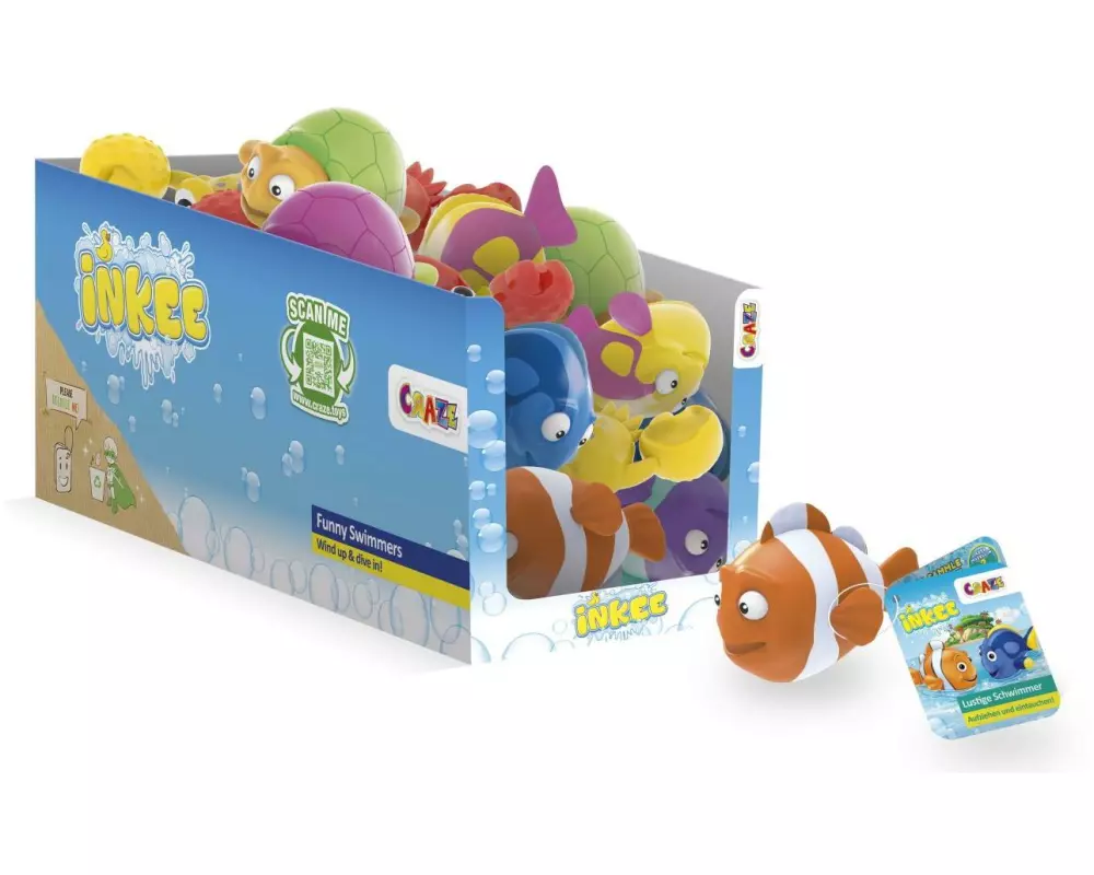 Craze Badespielzeug Inkee Aufziehspielzeug assortiert, 1 Stück