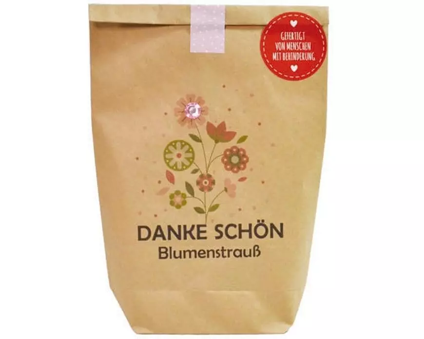 Wunderle Danke schön Blumenstrauss diverse Inhalte