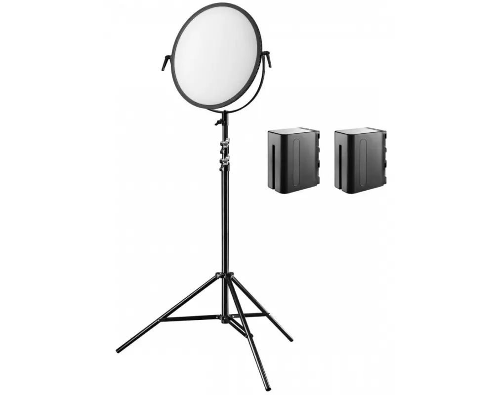 Walimex Pro Dauerlicht Pro Soft LED 700 Round Bi Color Set