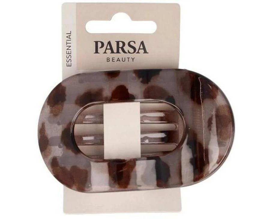 Parsa Beauty Haarklammer flach, T-Shell Braun