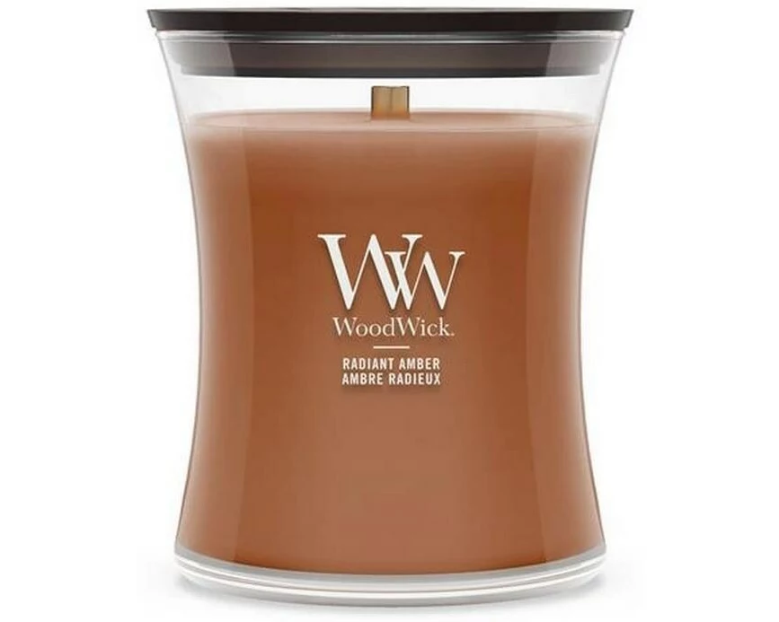 Woodwick Duftkerze Radiant Amber Medium Jar