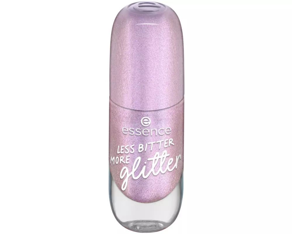 essence Gel nail colour 58 LESS BITTER MORE glitter