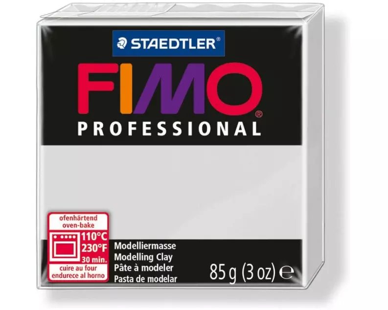 Fimo Modelliermasse Professional Grau