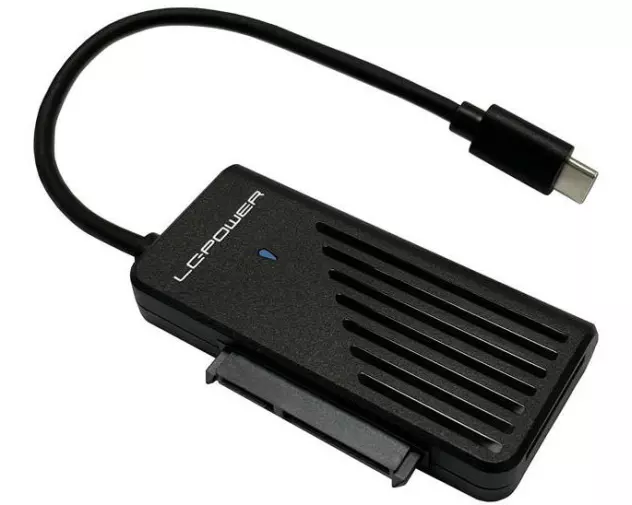 LC-Power Adapter LC-ADA-USB-SATA-NVME USB-C Buchse - 12V-2x6