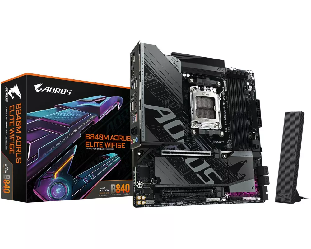 Gigabyte Mainboard B840M AORUS ELITE WIFI6E