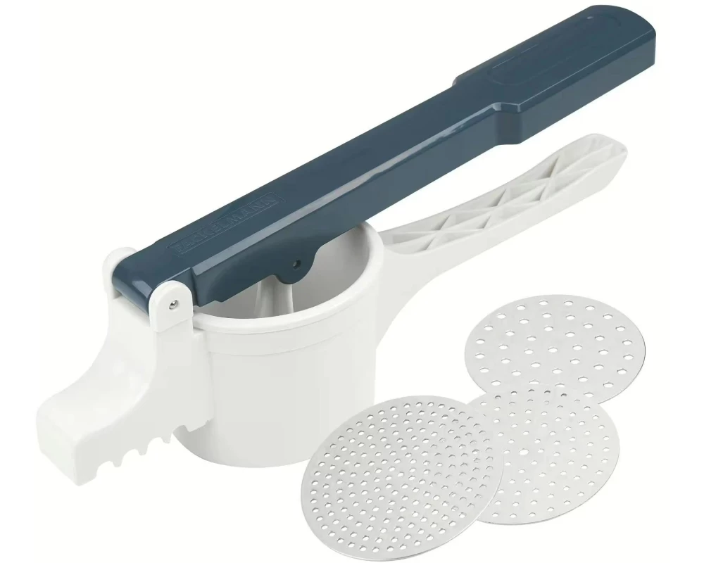 Fackelmann Spätzle- und Kartoffelpresse Blau/Weiss