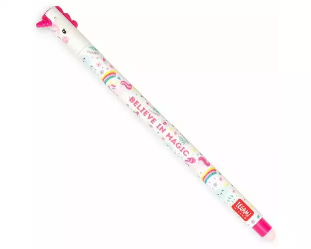 Legami Gelschreiber Unicorn löschbar, 0.7 mm, Rosa