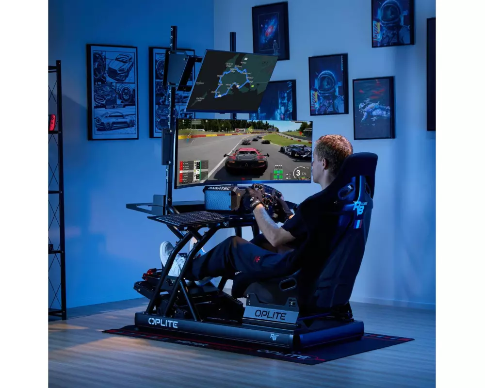 Oplite R8 Single Monitor Mount Stahl Schwarz