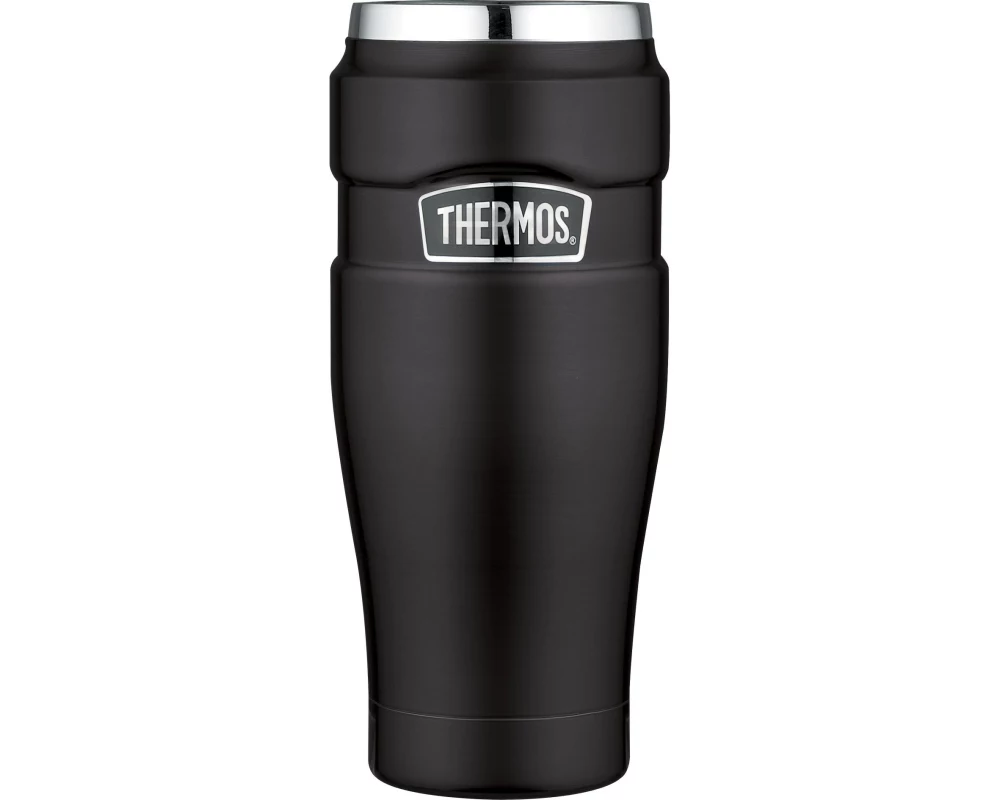 Thermos Thermobecher Stainless King 470 ml, Schwarz